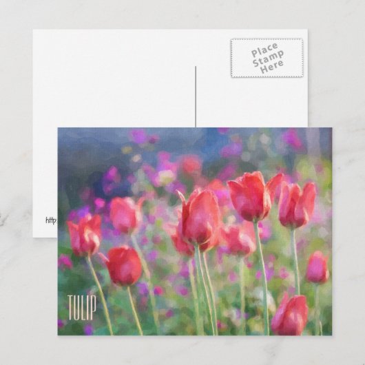 Horizontale Postkarte (Vorne/Hinten)