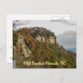 Horizontale Postkarte für den Piloten des Berges (Vorne/Hinten)