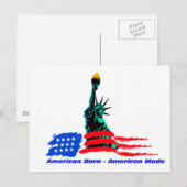 Horizontale Postkarte - Maßgeschneiderte (Vorne/Hinten)