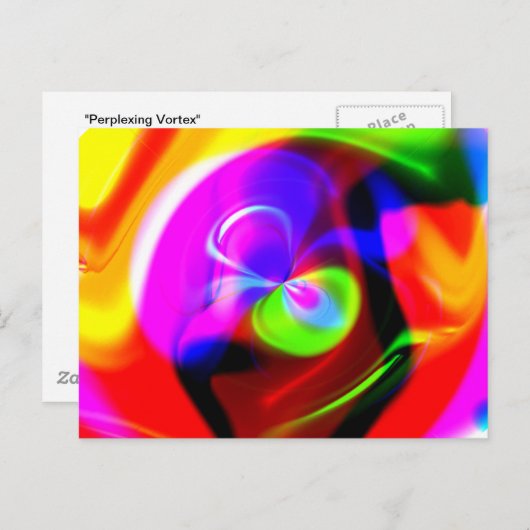 Horizontale Postkarte "Perplexing Vortex" (Vorne/Hinten)