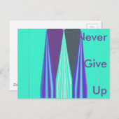 Horizontale Postkartenvorlage lässt Hakuna niemals Postkarte (Vorne/Hinten)