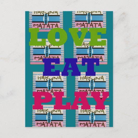 Horizontale Postkartenvorlage Postkarte (Vorderseite)