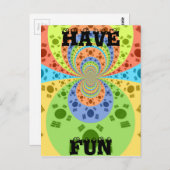 Horizontale Postkartenvorlage Postkarte (Vorne/Hinten)