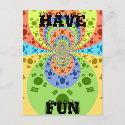 Horizontale Postkartenvorlage Postkarte (Vorderseite)