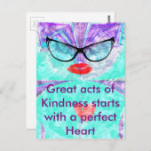 Horizontale Postkartenvorlage Postkarte (Vorne/Hinten)