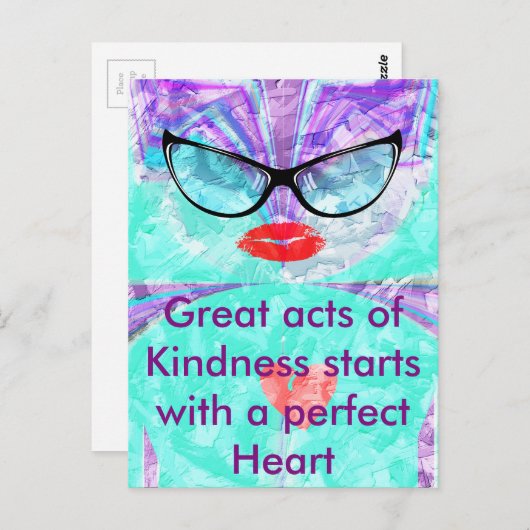 Horizontale Postkartenvorlage Postkarte (Vorne/Hinten)