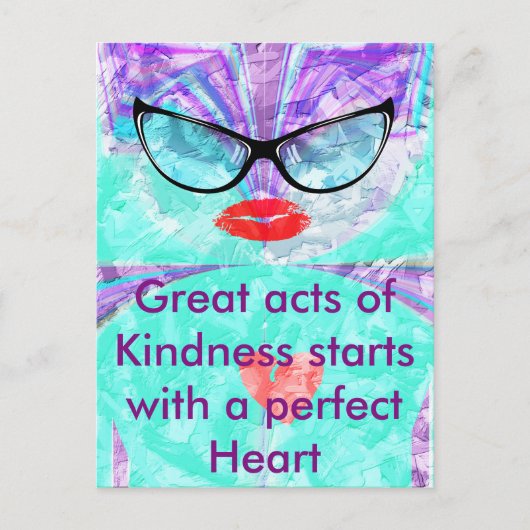 Horizontale Postkartenvorlage Postkarte (Vorderseite)