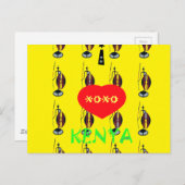 Horizontale Postkartenvorlage Postkarte (Vorne/Hinten)