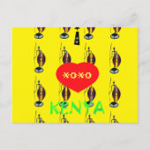 Horizontale Postkartenvorlage Postkarte (Vorderseite)