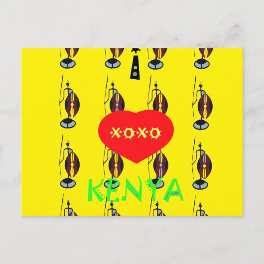 Horizontale Postkartenvorlage Postkarte (Vorderseite)