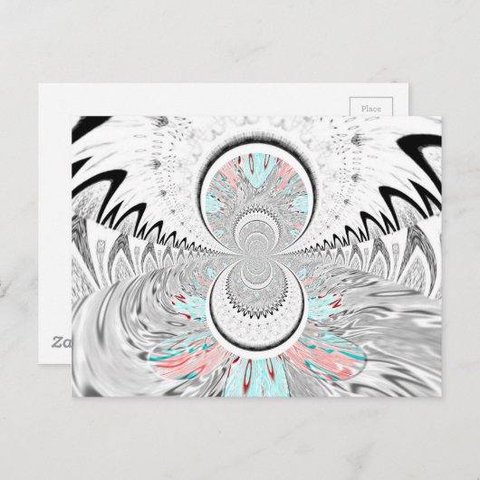 Horizontale Postkartenvorlage Postkarte (Vorne/Hinten)