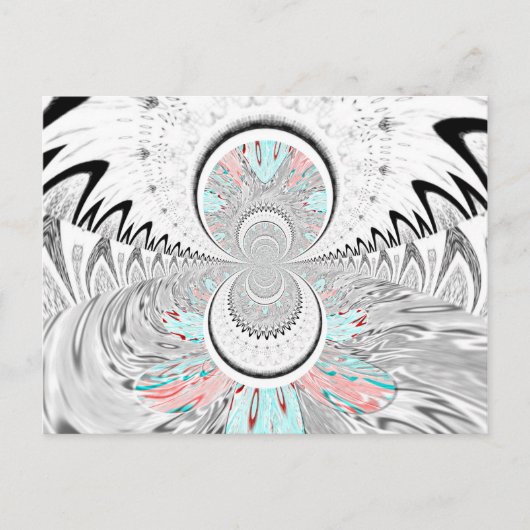 Horizontale Postkartenvorlage Postkarte (Vorderseite)