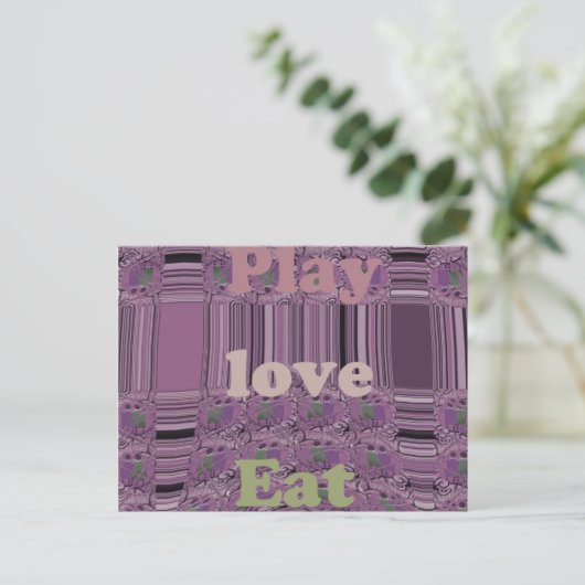 Horizontale Postkartenvorlage Postkarte (Stehend Vorderseite)