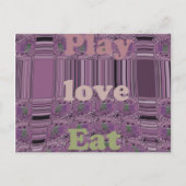 Horizontale Postkartenvorlage Postkarte (Vorderseite)