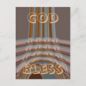 Horizontale Postkartenvorlage Postkarte (Vorderseite)