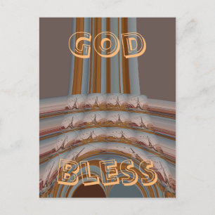 Horizontale Postkartenvorlage Postkarte