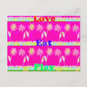 Horizontale Postkartenvorlage Postkarte