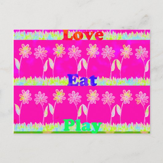 Horizontale Postkartenvorlage Postkarte (Vorderseite)