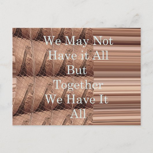 Horizontale Postkartenvorlage Postkarte (Vorderseite)