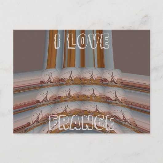 Horizontale Postkartenvorlage Postkarte (Vorderseite)