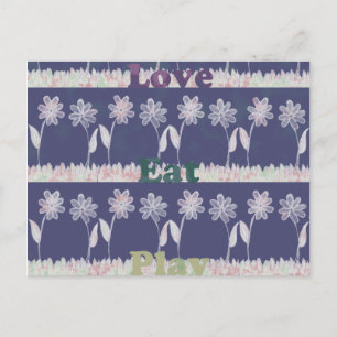 Horizontale Postkartenvorlage Postkarte