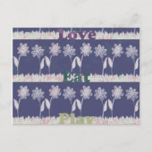 Horizontale Postkartenvorlage Postkarte (Vorderseite)