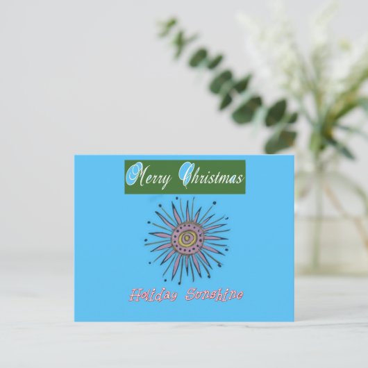 Horizontale Postkartenvorlage Postkarte (Stehend Vorderseite)