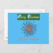 Horizontale Postkartenvorlage Postkarte (Vorne/Hinten)