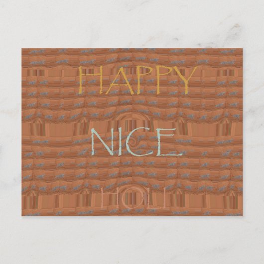 Horizontale Postkartenvorlage Postkarte (Vorderseite)