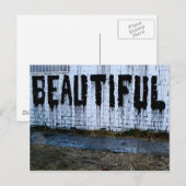 Horizontale Postkartenvorlage Postkarte (Vorne/Hinten)