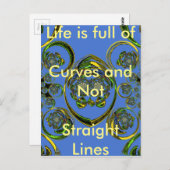 Horizontale Postkartenvorlage Postkarte (Vorne/Hinten)