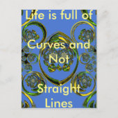 Horizontale Postkartenvorlage Postkarte (Vorderseite)