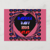 Horizontale Postkartenvorlage Postkarte (Vorderseite)