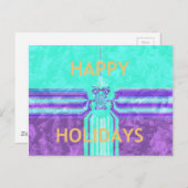 Horizontale Postkartenvorlage Postkarte (Vorne/Hinten)