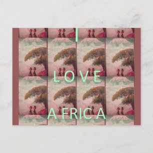 Horizontale Postkartenvorlage Postkarte