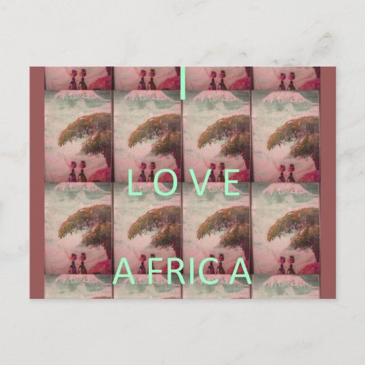 Horizontale Postkartenvorlage Postkarte (Vorderseite)