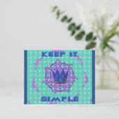 Horizontale Postkartenvorlage Postkarte (Stehend Vorderseite)