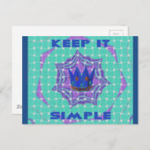 Horizontale Postkartenvorlage Postkarte (Vorne/Hinten)