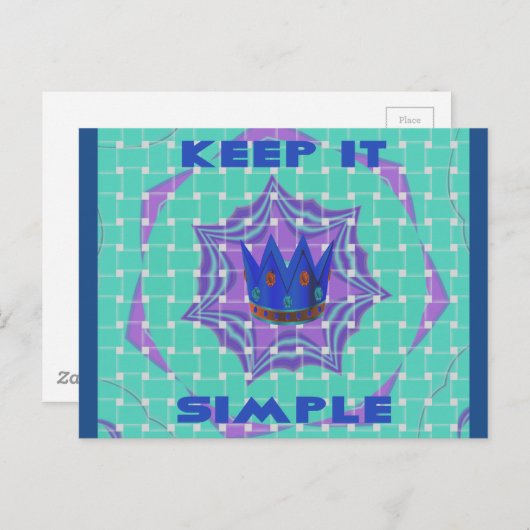 Horizontale Postkartenvorlage Postkarte (Vorne/Hinten)