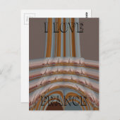 Horizontale Postkartenvorlage Postkarte (Vorne/Hinten)