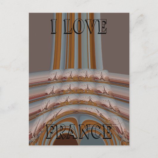 Horizontale Postkartenvorlage Postkarte (Vorderseite)