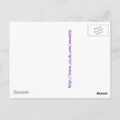 Horizontale Postkartenvorlage Postkarte (Rückseite)