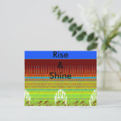 Horizontale Postkartenvorlage Postkarte (Stehend Vorderseite)