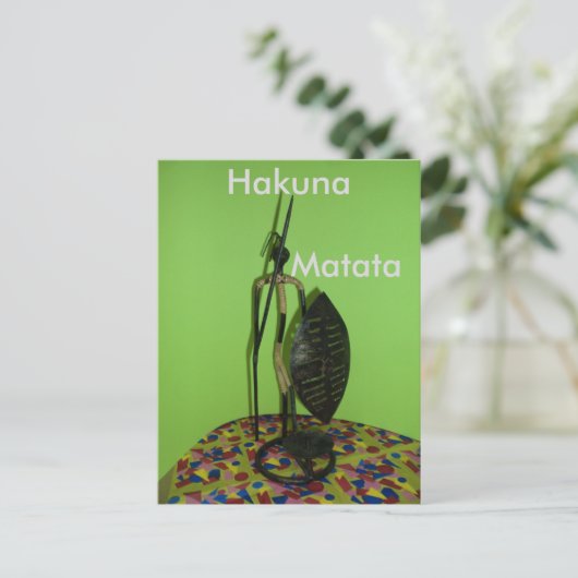 Horizontale Postkartenvorlage Postkarte (Stehend Vorderseite)