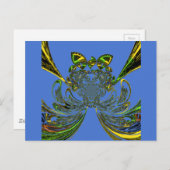 Horizontale Postkartenvorlage Postkarte (Vorne/Hinten)