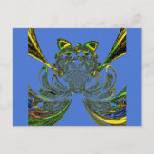 Horizontale Postkartenvorlage Postkarte (Vorderseite)