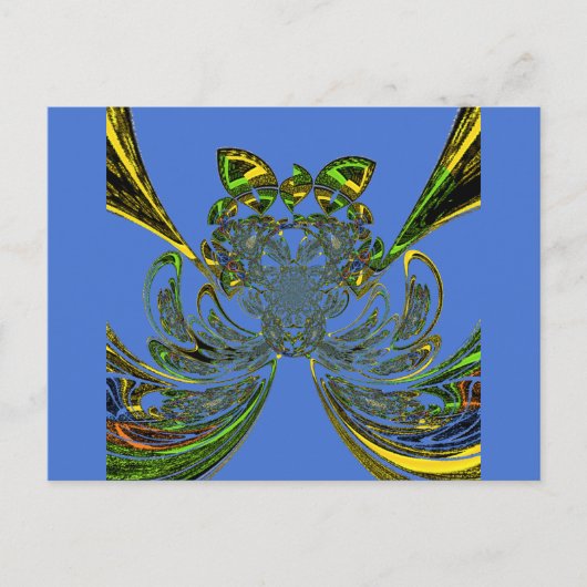 Horizontale Postkartenvorlage Postkarte (Vorderseite)