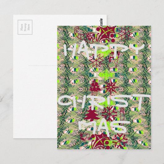 Horizontale Postkartenvorlage Postkarte (Vorne/Hinten)