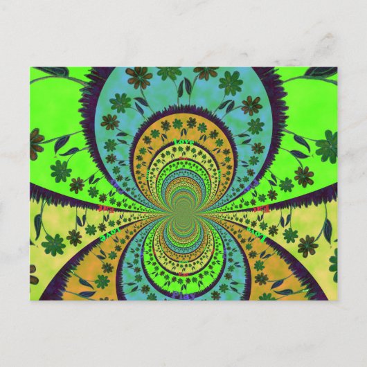 Horizontale Postkartenvorlage Postkarte (Vorderseite)