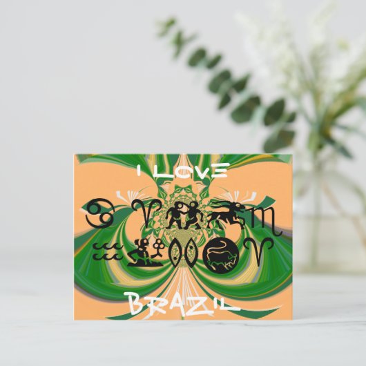 Horizontale Postkartenvorlage Postkarte (Stehend Vorderseite)